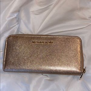 Michael Kors Gold Wallet